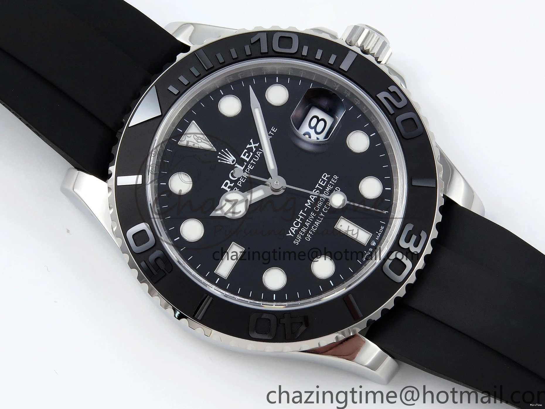 MiroTime 0524 Cozy Yacht-Master 42mm 226659 TEDF 1:1 Best Edition 3D Black Ceramic Bezel on Oysterflex Strap VS3235 (Gain Weight) 1675